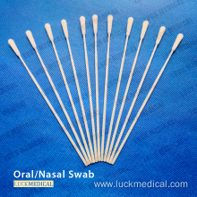 Virus Sampling Swab Nasal Flocked Rayon CE